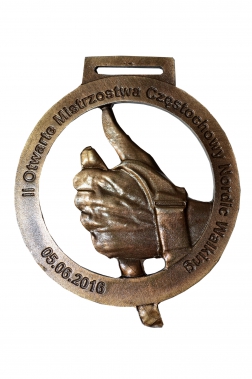 medal odlewany - Nordic Walking III
