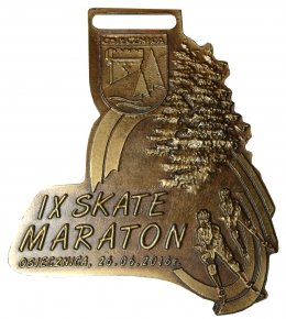 medal odlewany - Skate Maraton Osiecznica