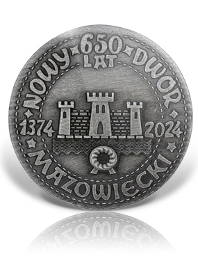 medal okolicznościowy nowy dwór mazowiecki